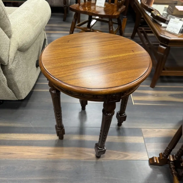 Столик круглый деревянный МИГ591 WTAC50-M купить в интернет магазине Мебель из массива. Звоните +7 495 961-63-63 Мебель Индонезии
