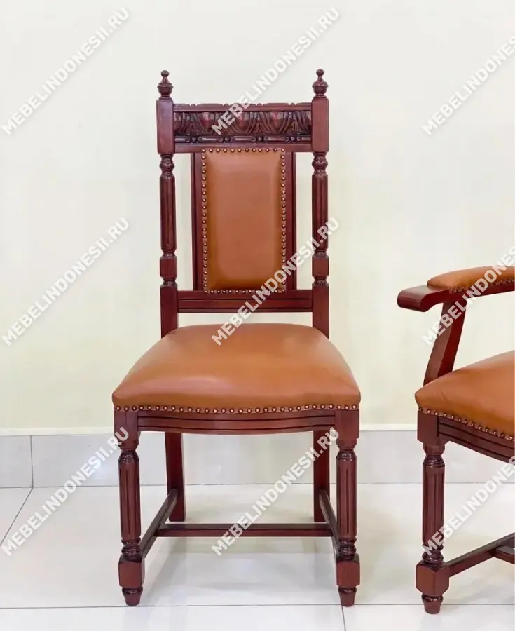 Стул "Венеция Люкс" Орех 311  купить в интернет магазине Мебель из массива. Звоните +7 495 961-63-63 Стулья из массива дерева