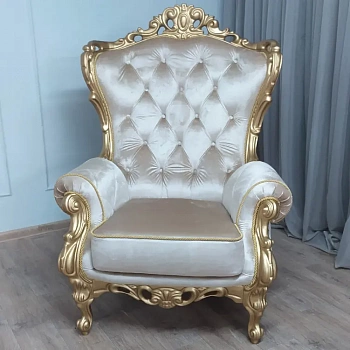 Кресло "Царское-Люкс"   купить в интернет магазине Мебель из массива. Звоните +7 495 961-63-63 Мебель для гостиной Индонезия из массива дерева