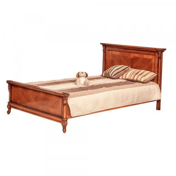 Кровать 90 "Фирензе" Орех 881  купить в интернет магазине Мебель из массива. Звоните +7 495 961-63-63 Кровати из массива дерева