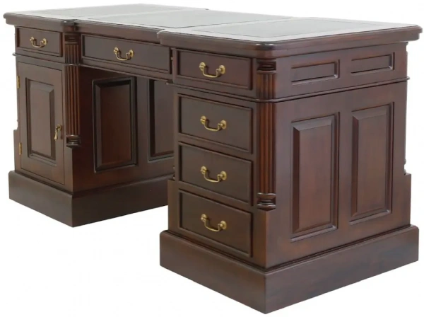 Письменный стол из массива дерева 160 MSM.36 Brown 12262 BROWN купить в интернет магазине Мебель из массива. Звоните +7 495 961-63-63 Мебель Индонезии